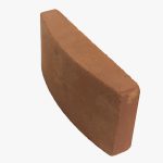 pastilha tramela (solo-cimento) 12,5x25x2,5 cm
