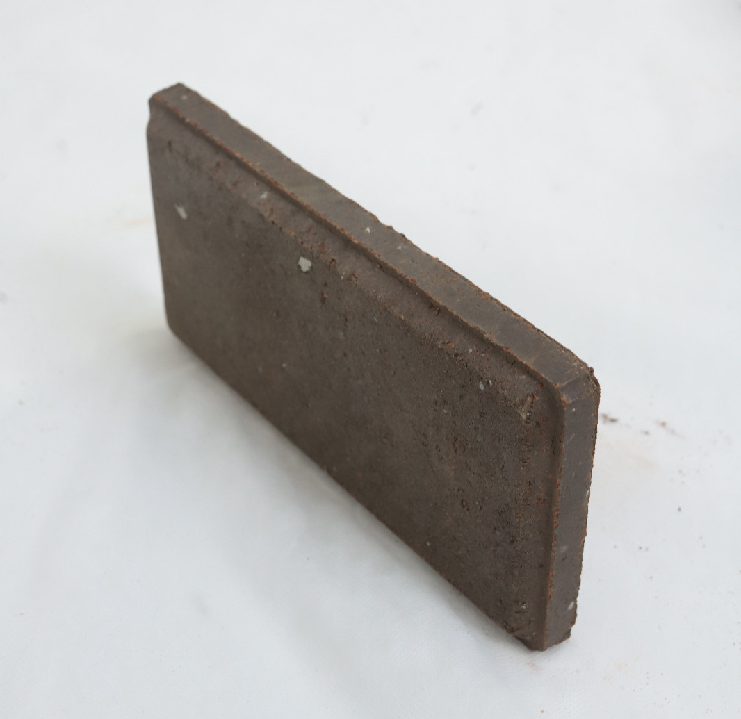Pastilha rústica marrom 12,5x2,5x2,5 cm